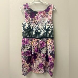 Adrianna Papell Floral Midi Women’s Dress Size 14